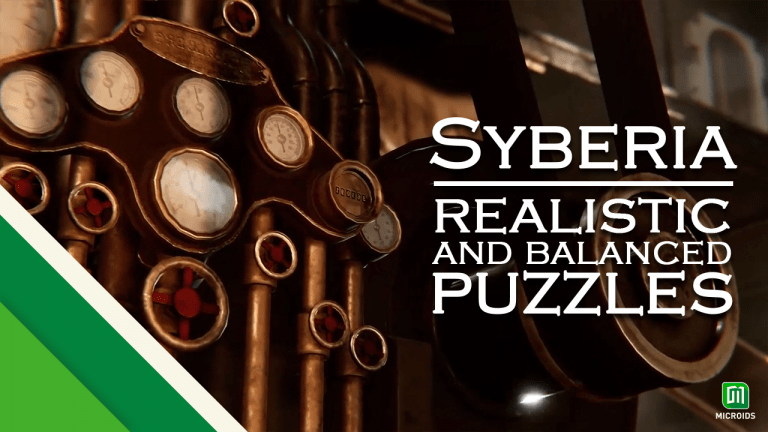 Syberia : Realistic and balanced puzzles