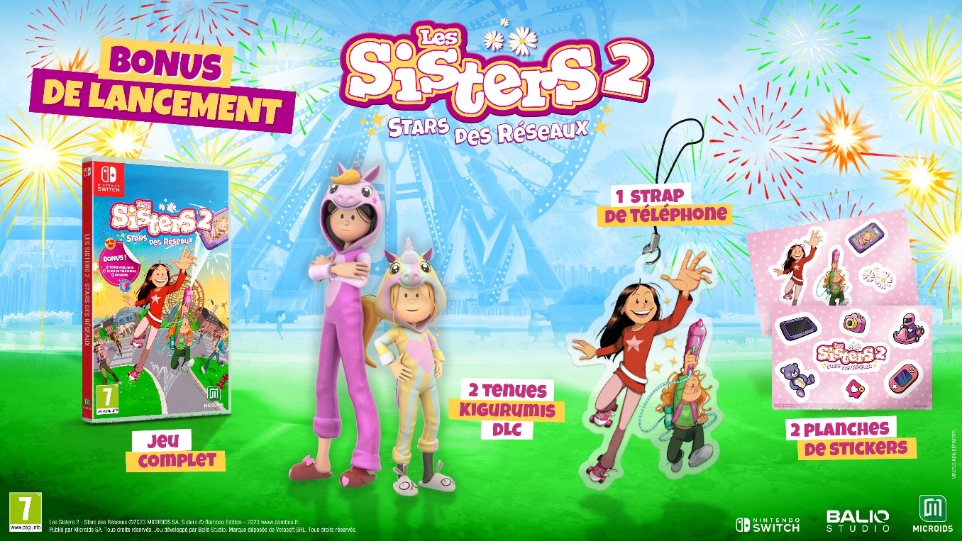 Les Sisters 2 : Stars des Réseaux dévoile ses bonus de lancement
